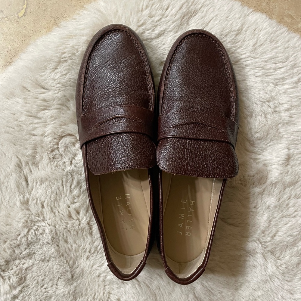 Jamie Haller Oxblood loafers, size 39.  NWT